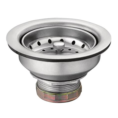 Moen Kitchen Sink Stainless Steel Basket Strainer with Drain。